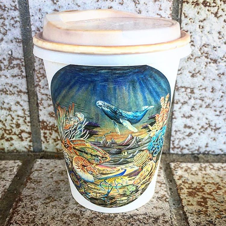 16oz Custom Logo Paper Coffee Cup