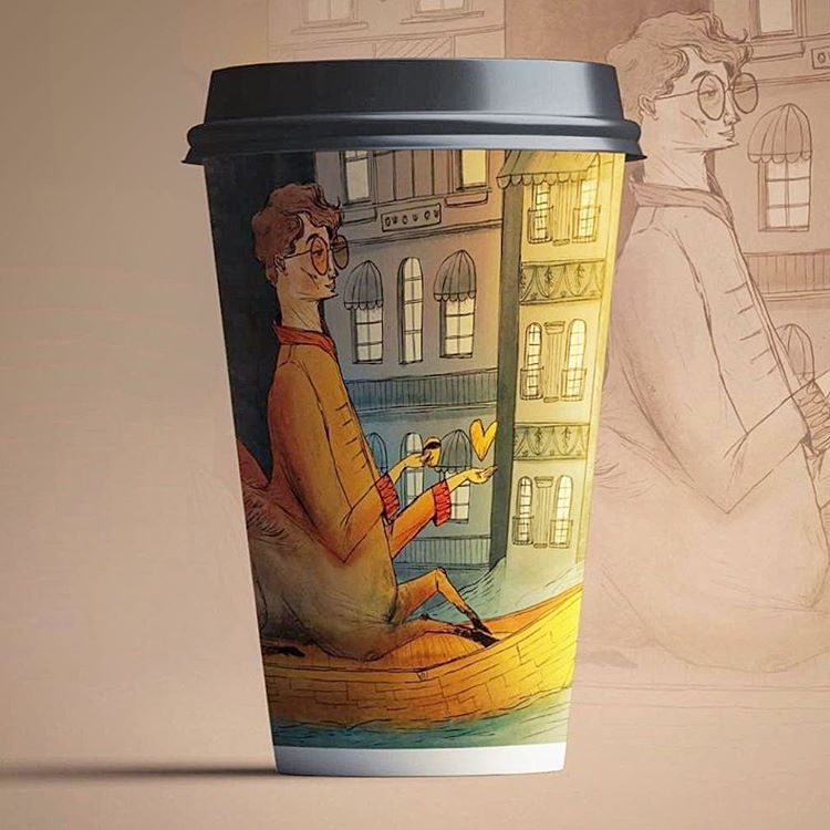 Full Color Digital Print Coffee Cups