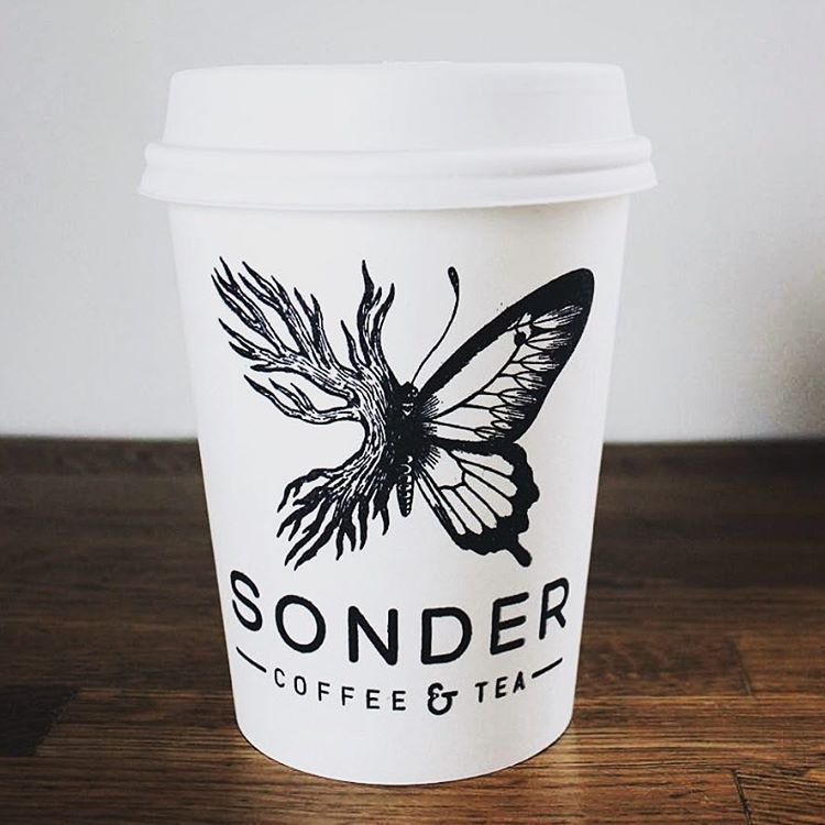 SonderCoffeeTea Logo Branded Cofee Cup