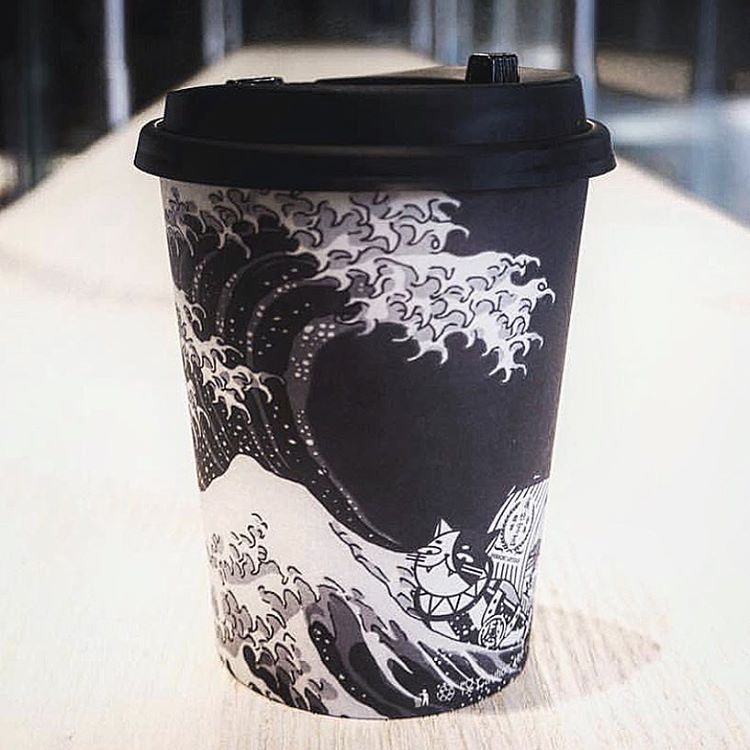 black waves custom paper www