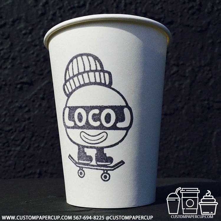 locol skateboard funky coffee cup