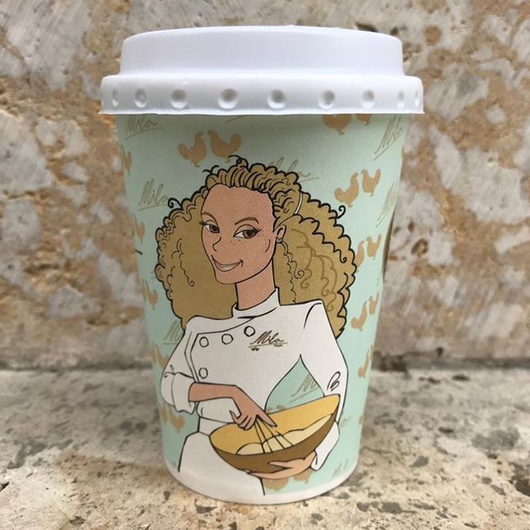 milacoffee custom paper coffee cup