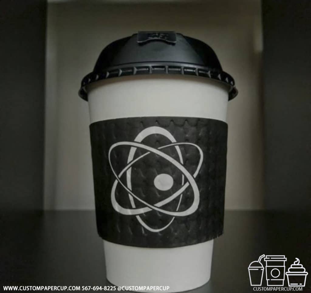 nuclear atom sleeve hot cup