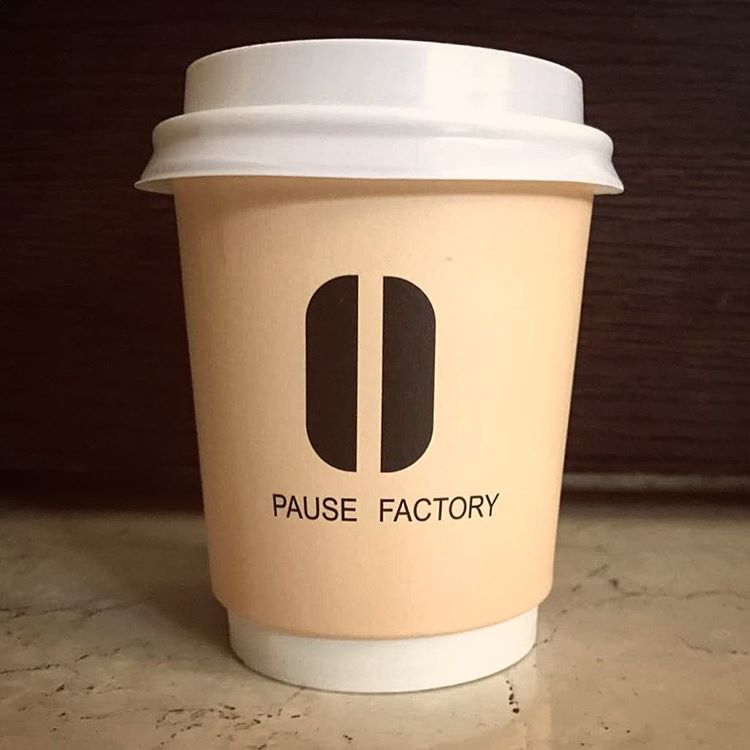 pausefactorycoffee custom coffee cup www