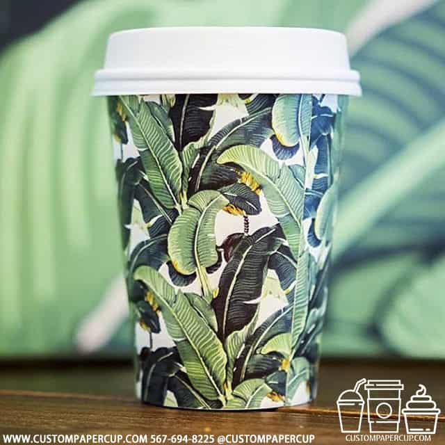 plants flora ecological full wrap custom cup