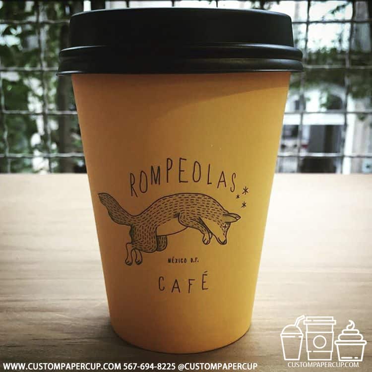 rompediascafe fox jumpy custom cup