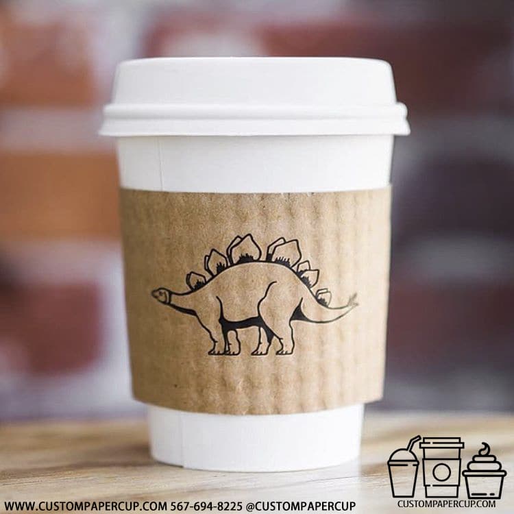 sinosaur stegosaur sleeve ancient hot cup