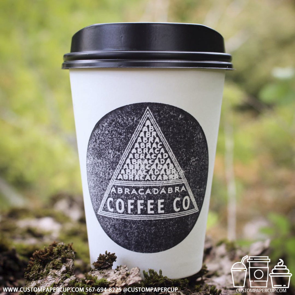abracadabracoffee illuminati custom printed paper coffee cups