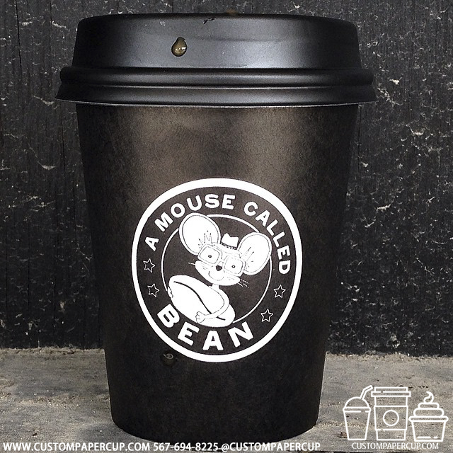 amousecalledbean custom printed paper coffee cups