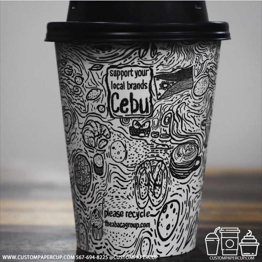cebucoffee support recycle bio custom printed coffee cup
