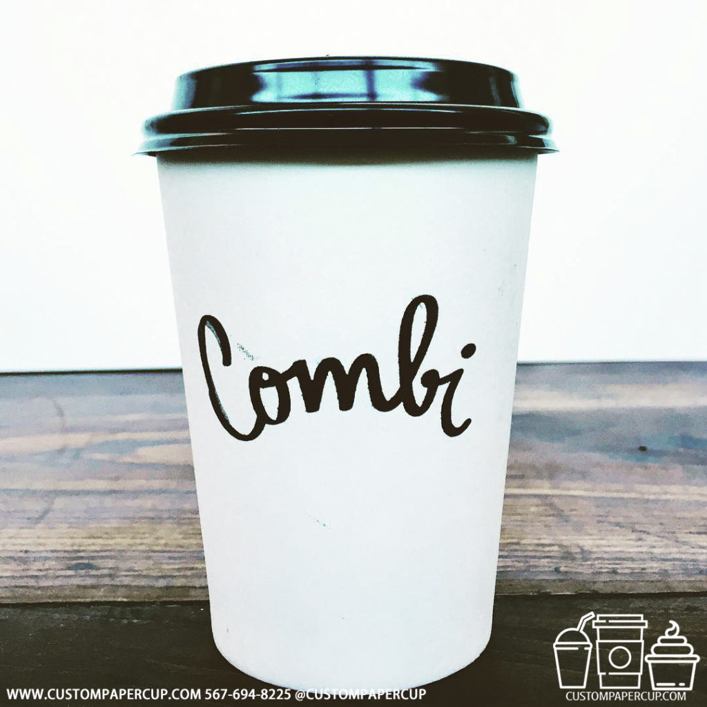 combi handwritten customized coffee cup