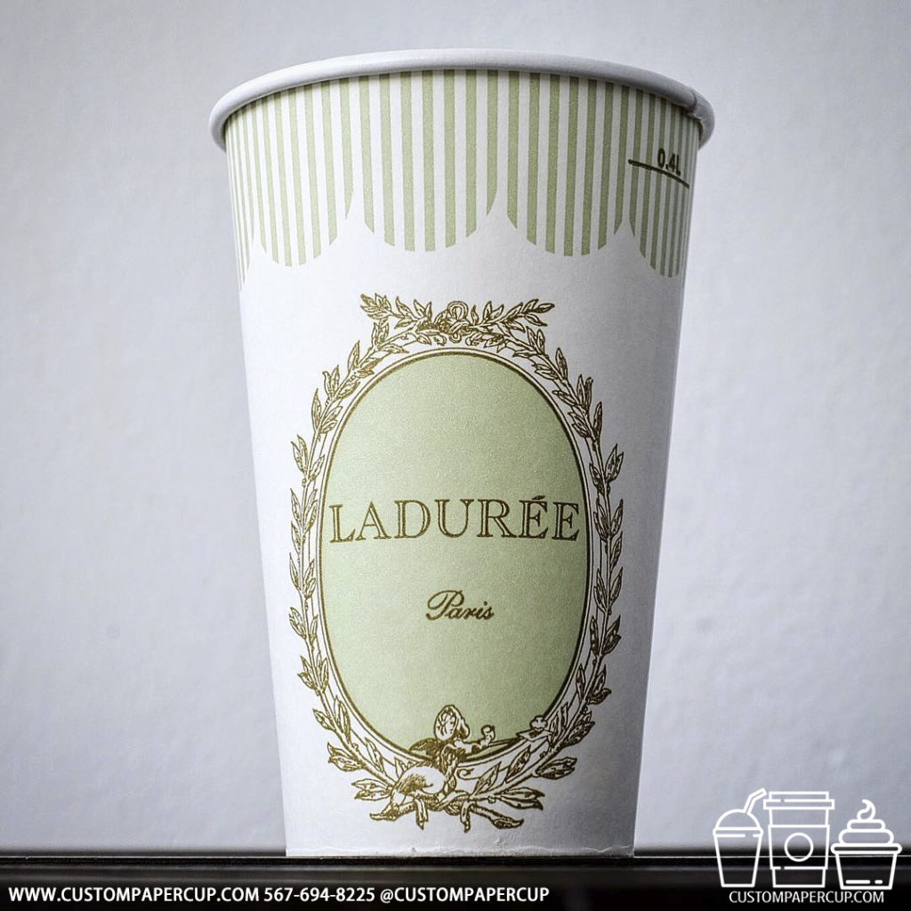 laduree rennaisance tall custom printed coffee cup