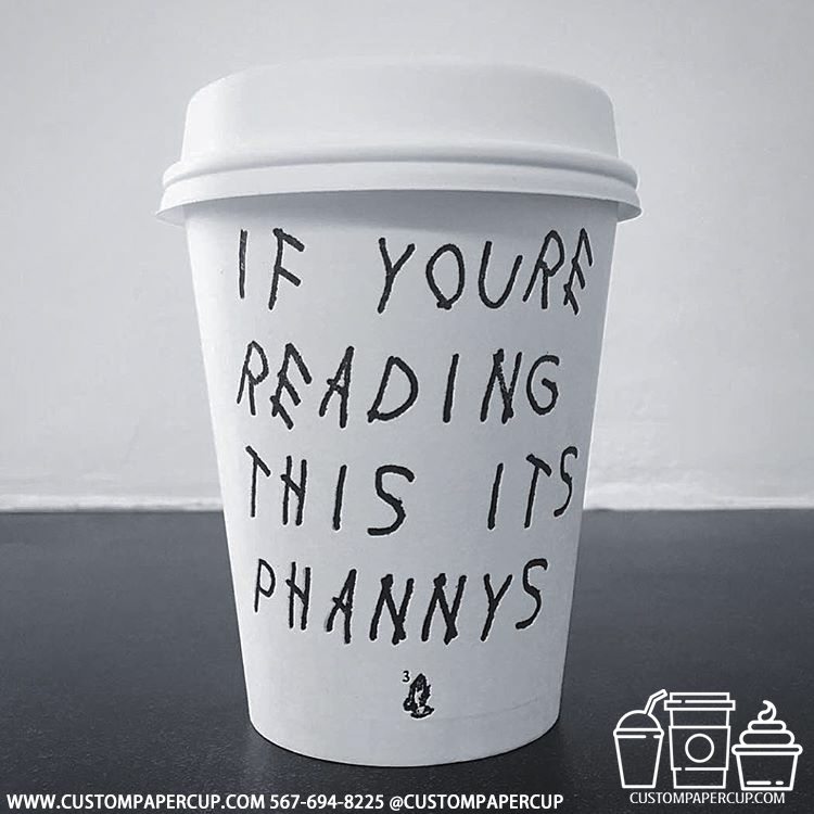 phannyscoffee phannys quote custom printed coffee cup