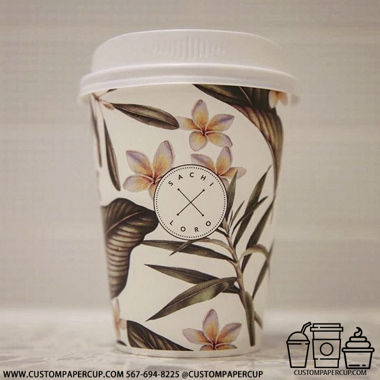 sachiloro flower nature custom printed coffee cup