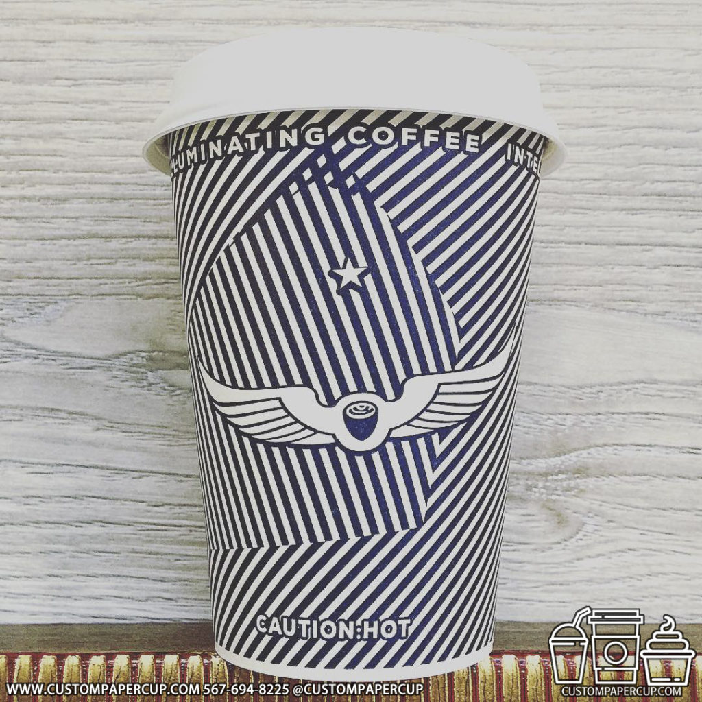 suminatingcoffee caution hot bird phoenix star custom printed coffee cup