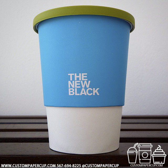 thenewblack lid custom printed paper coffee cups