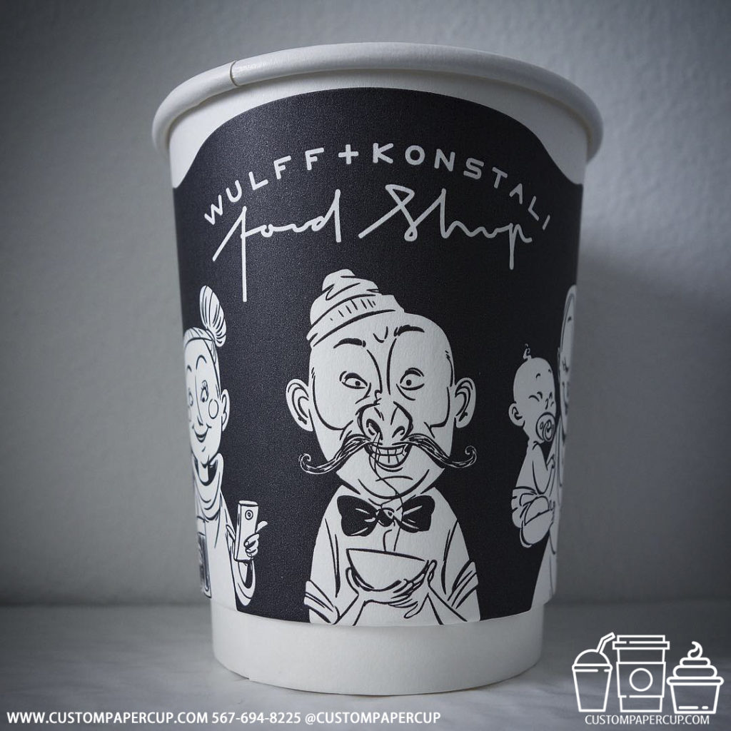 wulffpluskonstali custom printed paper coffee cups
