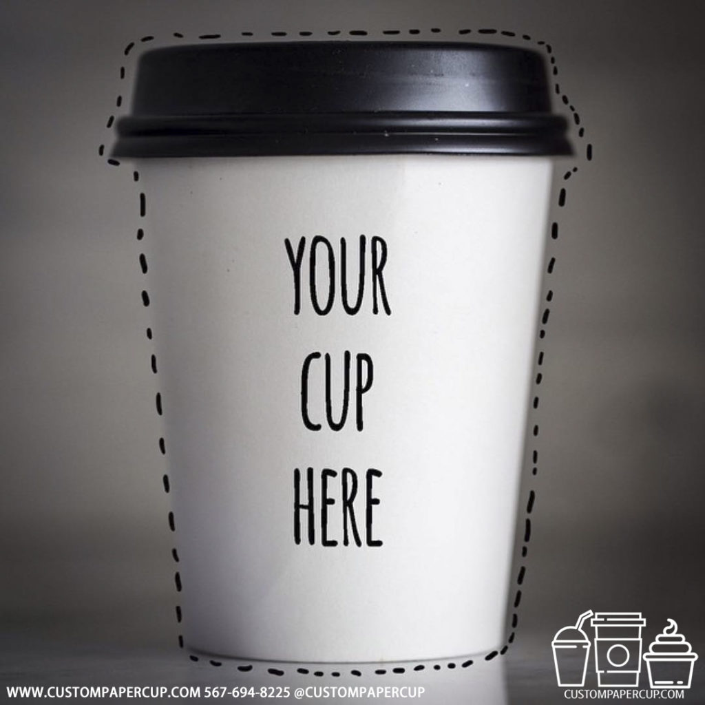your cup custom printed paper coffee cups