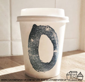 Custom Printed Single Wall Hot Cup